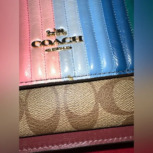 Colorful coach purse - Picture 2 of 9